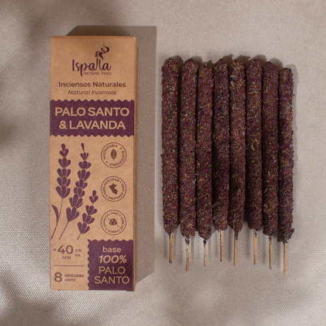 Ispalla - Palo Santo & Lavender Incense Sticks (8 Pack) - Magick Magick.com