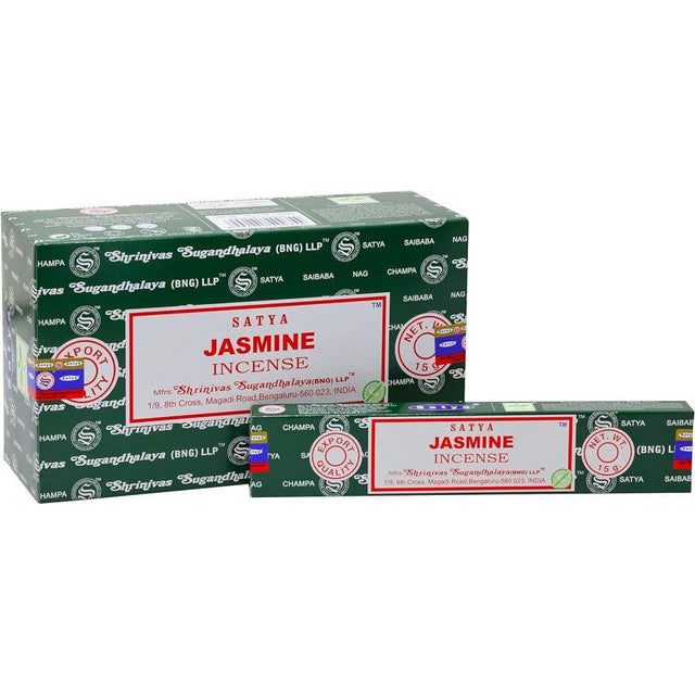 Jasmine Satya Incense Sticks 15 gram - Magick Magick.com