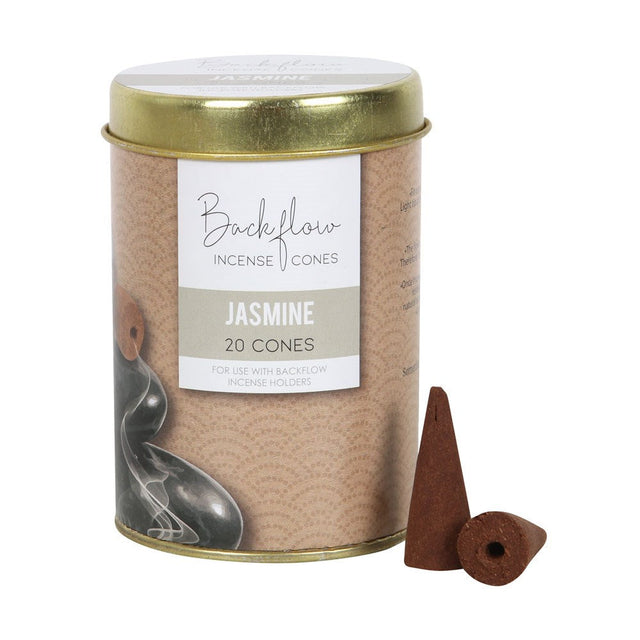 Jumbo Backflow Incense Cones Display - Jasmine (6 Packs of 20) - Magick Magick.com