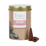 Jumbo Backflow Incense Cones Display - Wild Rose (6 Packs of 20) - Magick Magick.com