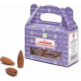 Lavender Satya Backflow Dhoop Incense Cones (24 Pack) - Magick Magick.com