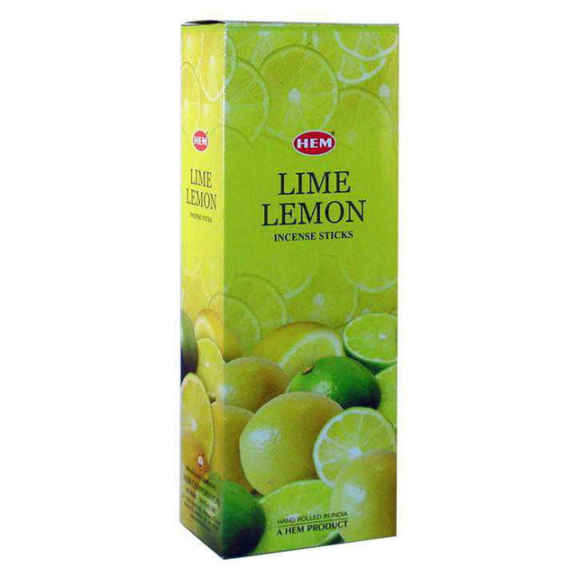 Lemon Lime HEM Incense Stick 20 Pack - Magick Magick.com