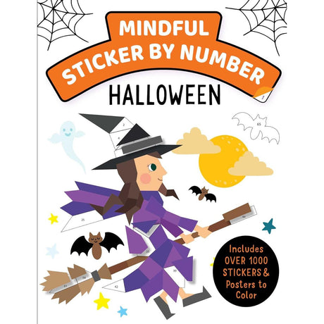 Mindful Sticker By Number: Halloween by Insight Kids - Magick Magick.com
