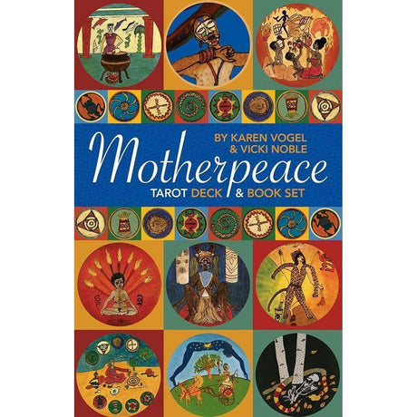 Mini Motherpeace Round Tarot Deck & Book Set by Karen Vogel, Vicki Noble - Magick Magick.com