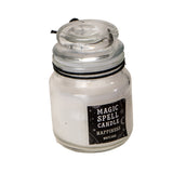 Mini Spell Glass Jar Candle - Happiness (White Sage) - Magick Magick.com