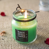 Mini Spell Glass Jar Candle - Luck (Green Tea) - Magick Magick.com