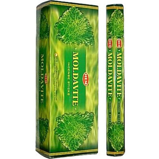 Moldavite HEM Incense Stick 20 Pack - Magick Magick.com