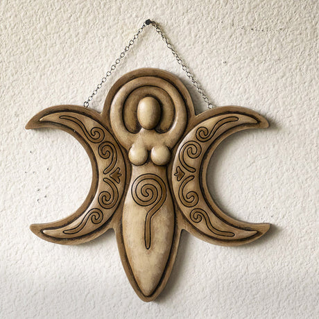 Moon Goddess Hanging Wall Plaque - Magick Magick.com