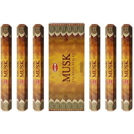 Musk HEM Incense Stick 20 Pack - Magick Magick.com