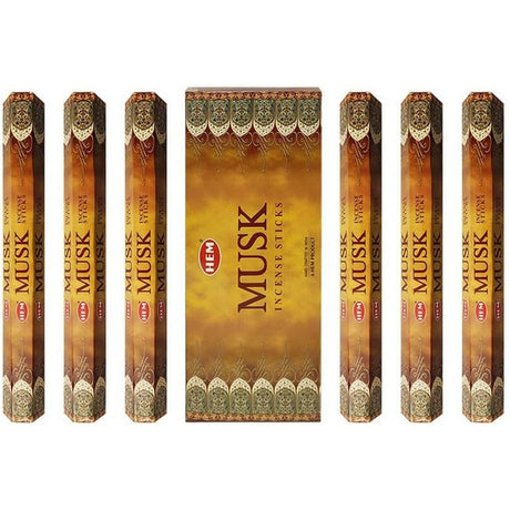 Musk HEM Incense Stick 20 Pack - Magick Magick.com