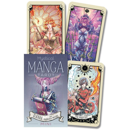 Mystical Manga Tarot Mini Deck by Barbara Moore, Rann Autechaud - Magick Magick.com