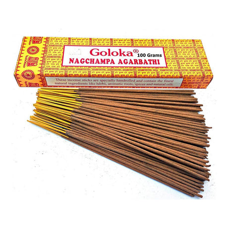 Nag Champa Goloka Incense Sticks 100 gram - Magick Magick.com