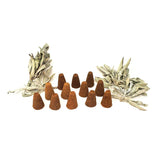 Natural White Sage Smudge Cones (12 Pack) - Magick Magick.com