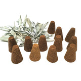 Natural White Sage Smudge Cones (50 Pack) - Magick Magick.com