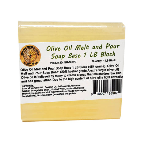 Olive Oil Melt and Pour Block Soap Base - Magick Magick.com