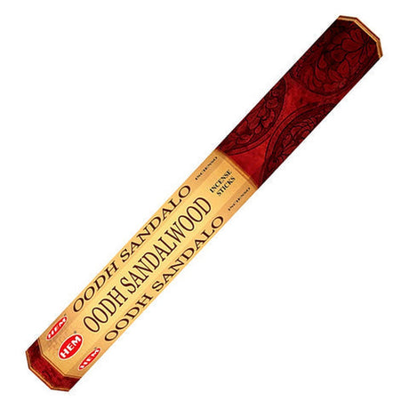 Oodh Sandalwood HEM Incense Stick 20 Pack - Magick Magick.com