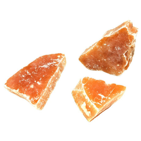 Orange Selenite Blocks (10lbs - Assorted Shapes) - Magick Magick.com