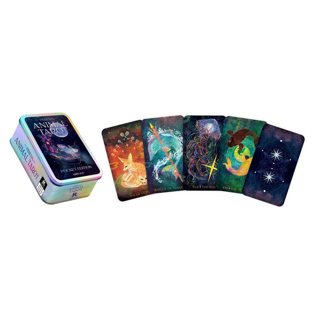 Oriens Animal Tarot in a Tin (Pocket Edition) by Ambi Sun - Magick Magick.com