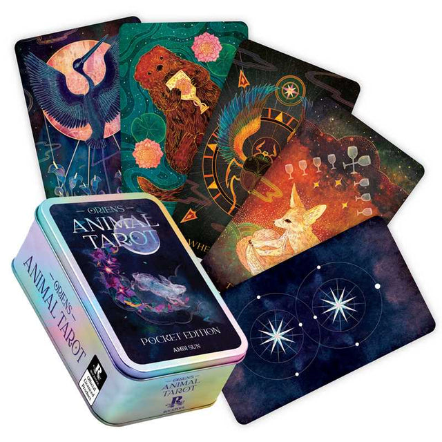 Oriens Animal Tarot in a Tin (Pocket Edition) by Ambi Sun - Magick Magick.com