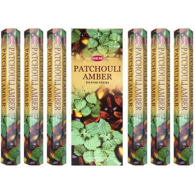 Patchouli Amber HEM Incense Stick 20 Pack - Magick Magick.com