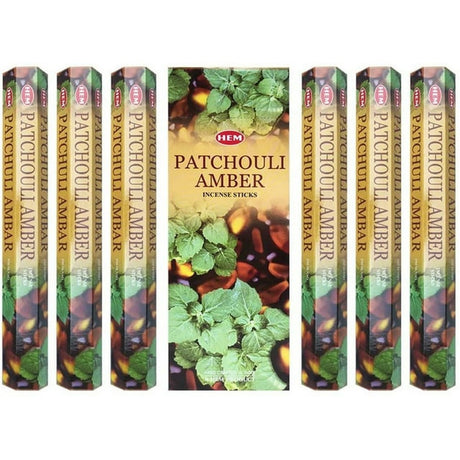 Patchouli Amber HEM Incense Stick 20 Pack - Magick Magick.com