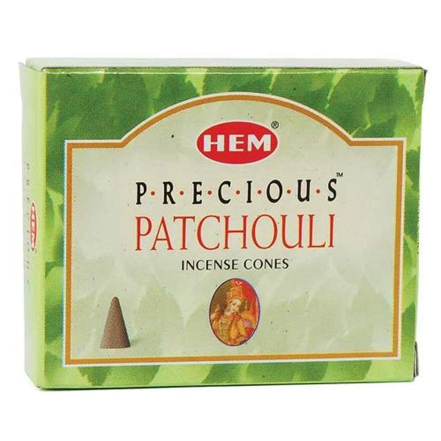 Patchouli HEM Cone Incense (10 Cones) - Magick Magick.com