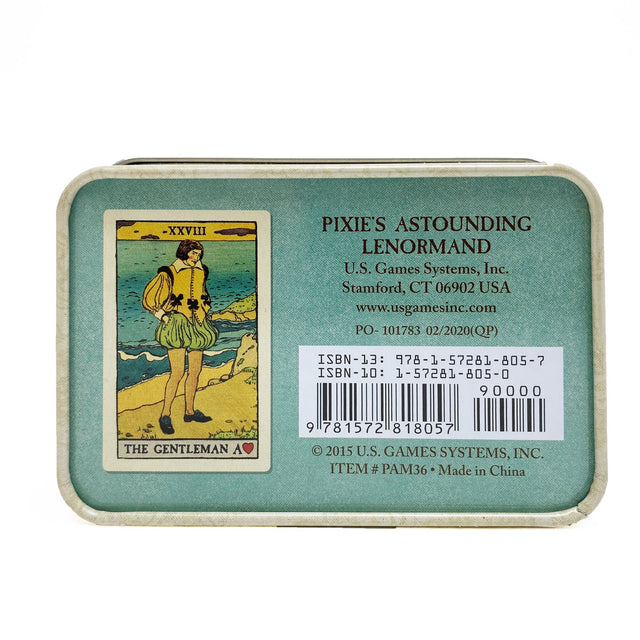 Pixie's Astounding Lenormand in a Tin by Edmund Zebrowski, Pamela Colman Smith - Magick Magick.com