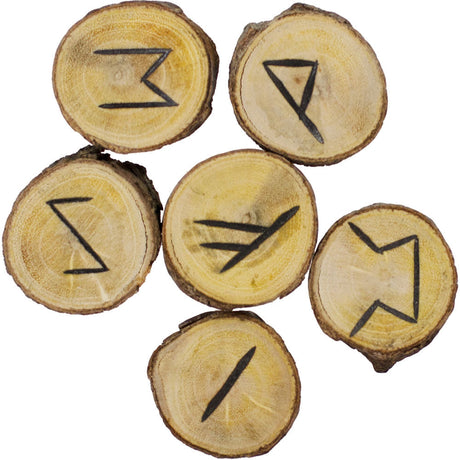 Poplar Wood Rune Set - Magick Magick.com