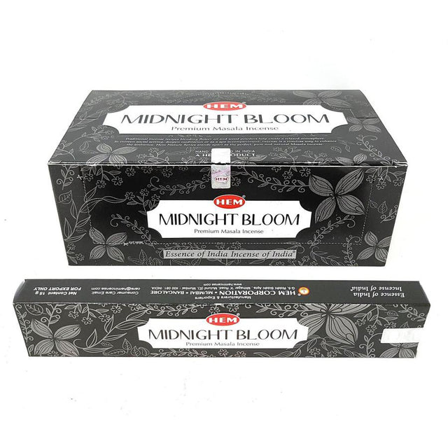 Premium Masala HEM Incense Sticks 15 grams - Midnight Bloom - Magick Magick.com