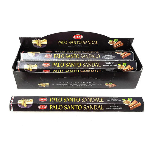 Premium Masala HEM Incense Sticks 15 grams - Palo Santo & Sandal - Magick Magick.com