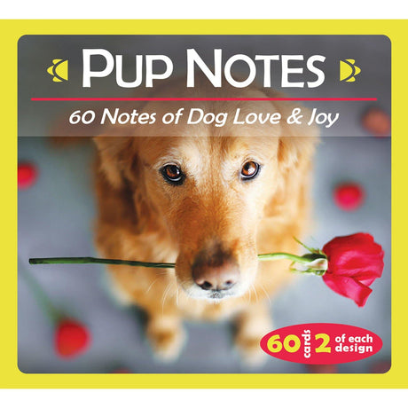 Pup Notes - 60 Notes of Dog Love & Joy by U.S. Games Systems, Inc. - Magick Magick.com