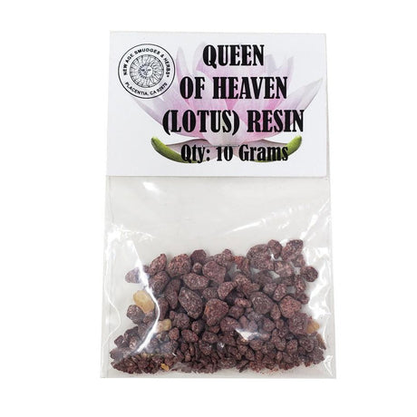 Queen of Heaven (Lotus) Resin 10 Grams - Magick Magick.com