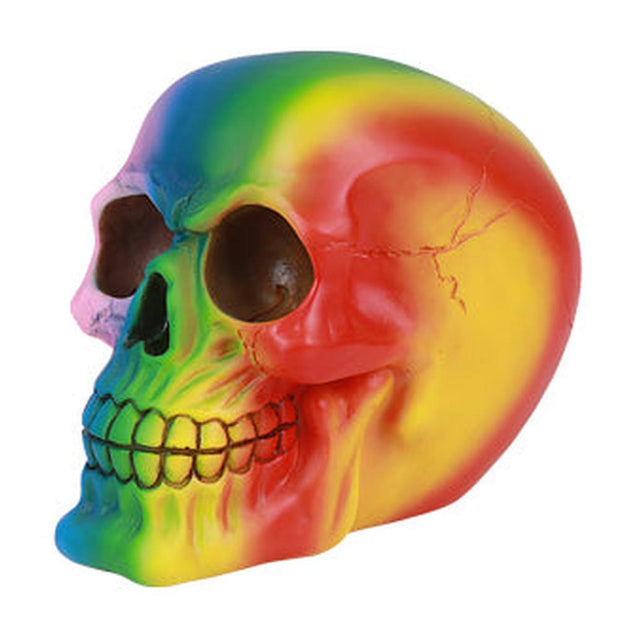 Rainbow Skull Statue - Magick Magick.com