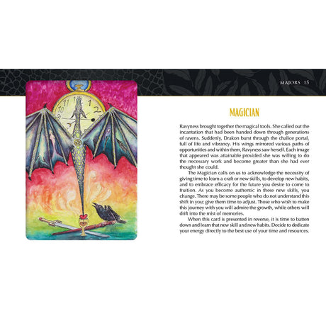 Ravyness Drakon Tarot by Beth Seilonen - Magick Magick.com
