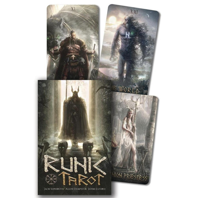 Runic Tarot Kit by Jack Sephiroth, Zhang Chao, Jaymi Elford - Magick Magick.com