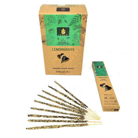 SONAVI Nature Edition Incense Sticks - Lemongrass (25 Grams) - Magick Magick.com