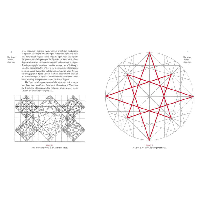 Sacred Geometry of the Starcut Diagram (Hardcover) by Malcolm Stewart - Magick Magick.com