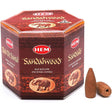 Sandalwood HEM Backflow Incense Cones (40 Pack) - Magick Magick.com