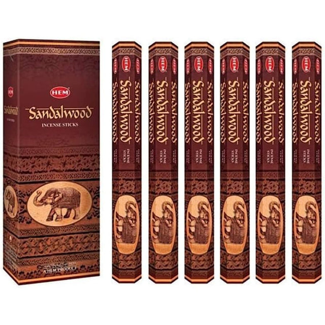 Sandalwood HEM Incense Stick 20 Pack - Magick Magick.com