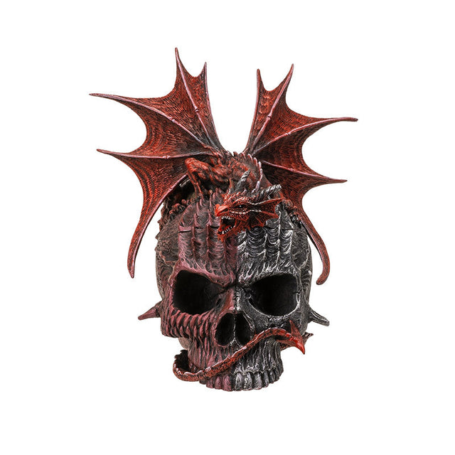 Serpent Infection Skull with Red Dragon Display Box - Magick Magick.com