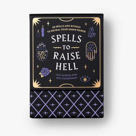 Spells to Raise Hell Cards: 50 Spells and Rituals to Reveal Your Inner Power by Jaya Saxena, Jess Zimmerman - Magick Magick.com