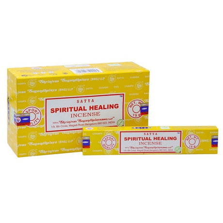 Spiritual Healing Satya Incense Sticks 15 gram - Magick Magick.com