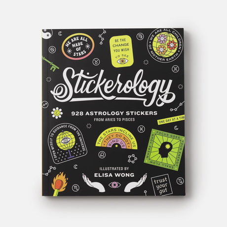 Stickerology: 928 Astrology Stickers from Aries to Pisces: Stickers for Journals, Water Bottles, Laptops, Planners, and More by Elisa Wong - Magick Magick.com