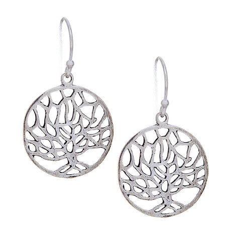 Stylized Tree Sterling Silver Earrings - Magick Magick.com