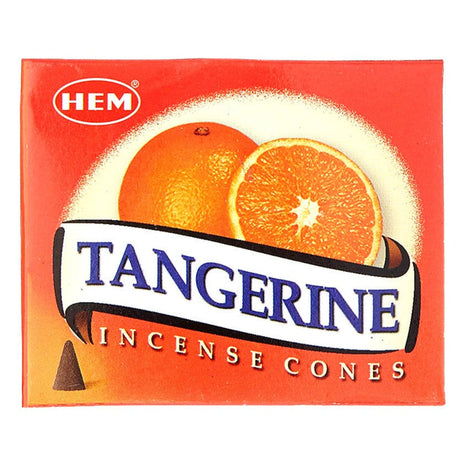 Tangerine HEM Cone Incense (10 Cones) - Magick Magick.com