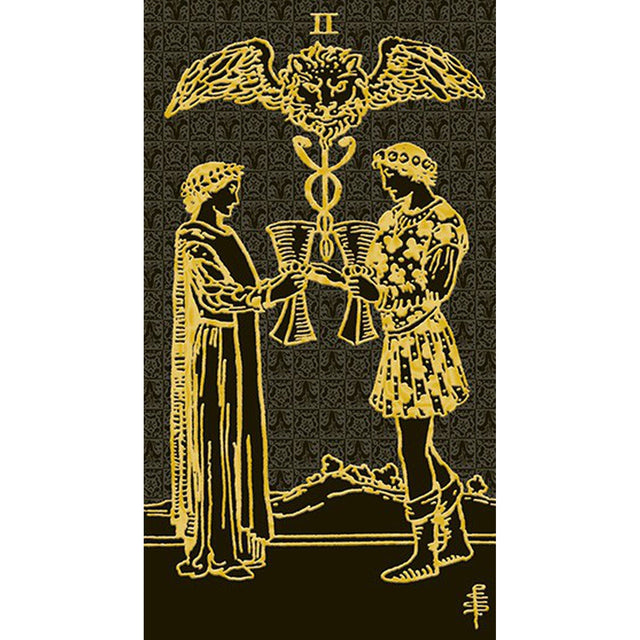 Tarot Gold & Black Edition by Arthur Edward Waite, Pamela Colman Smith, Mary K. Greer - Magick Magick.com