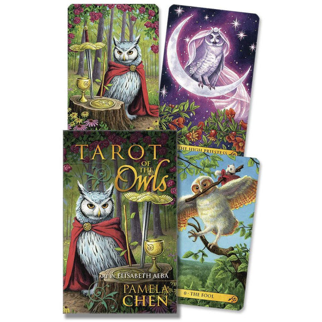 Tarot of the Owls Mini Deck by Pamela Chen, Elisabeth Alba - Magick Magick.com