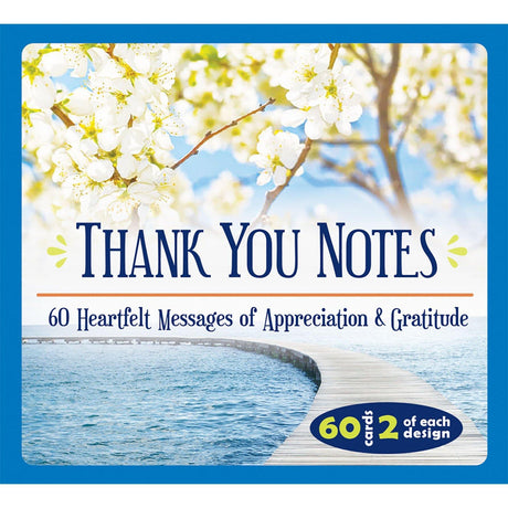 Thank You Notes - 60 Heartfelt Messages of Appreciation & Gratitude by U.S. Games Systems, Inc. - Magick Magick.com