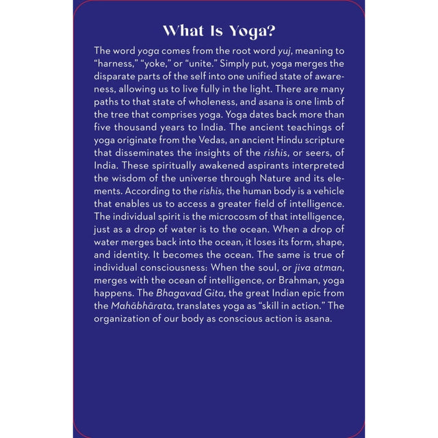 The Deck of Yoga by Deepak Chopra, MD, Sarah Platt-Finger - Magick Magick.com