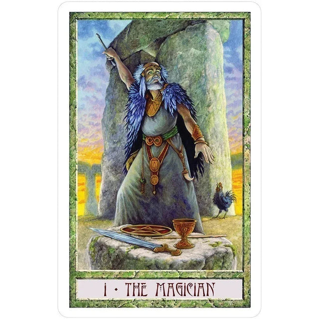 The Druid Craft Tarot Deck (Small) by Philip Carr-Gomm, Stephanie Carr-Gomm, Will Worthington - Magick Magick.com